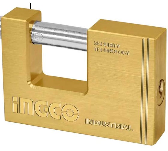 Изображение товара Замок навесной INGCO INDUSTRIAL 90мм DBBPL0902