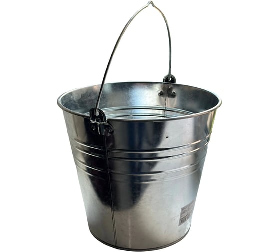 Изображение товара Ведро металлическое SAMGRUPP оцинкованное, 12 л, упаковка 30 шт SAMC-103110012-30