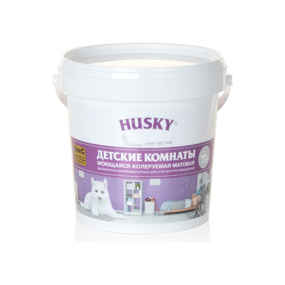 Изображение товара Краска для детских комнат HUSKY RAL 7047База А5л 35258