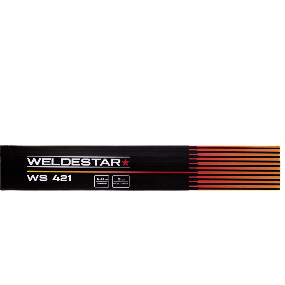 Изображение товара Электроды Weldestar WS421 4.0х400мм для сварки низколегированной стали, 5 кг