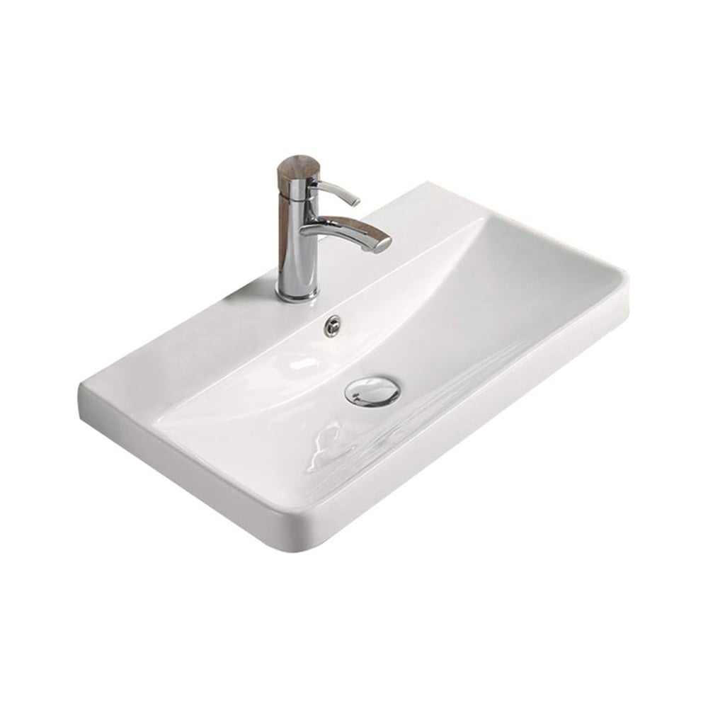 Изображение товара Раковина EQUIL Nice 60 9595 для ванной комнаты белая керамика