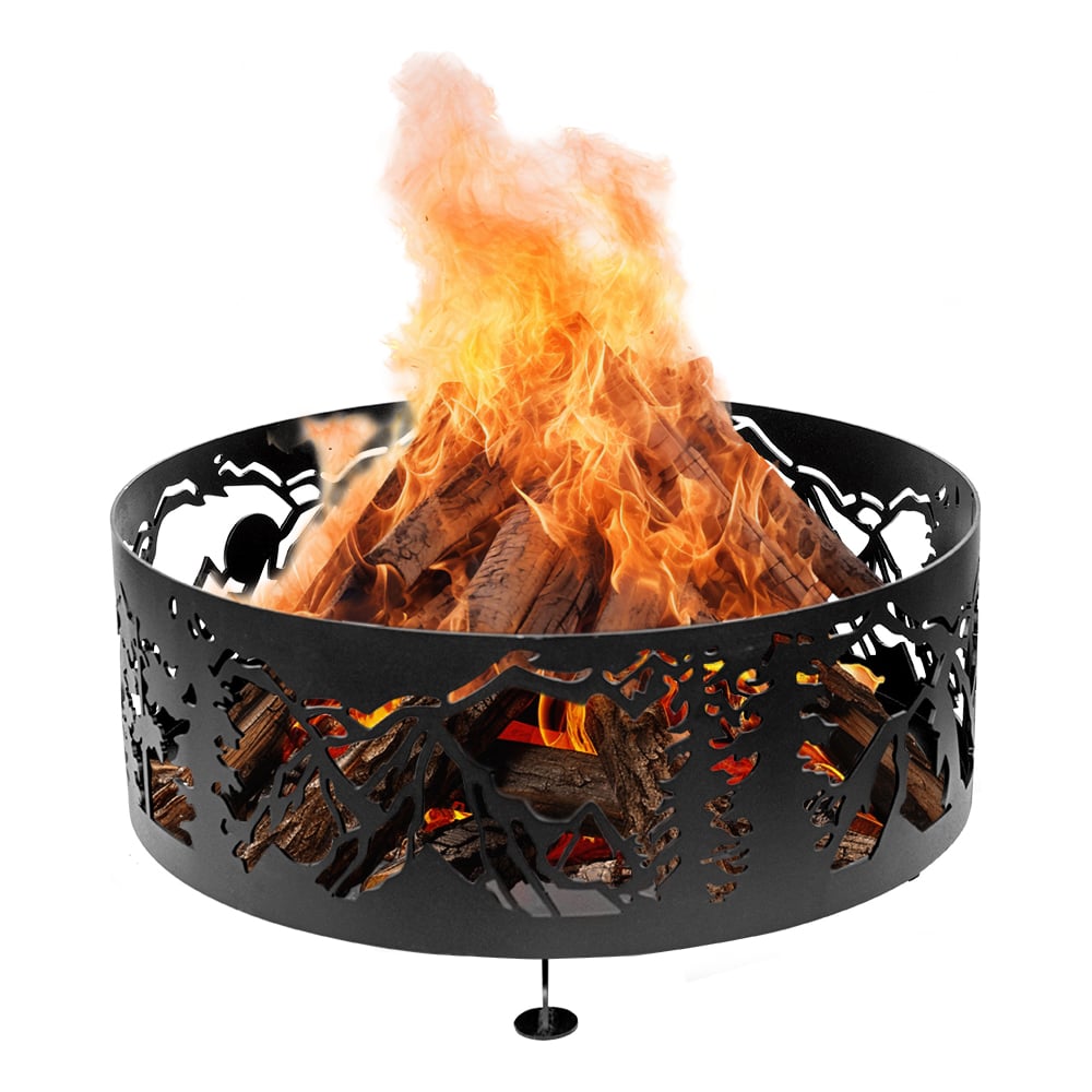 Изображение товара Костровая чаша ООО СКП Горы Ø 700×h 250/350 мм сталь порошковая покраска