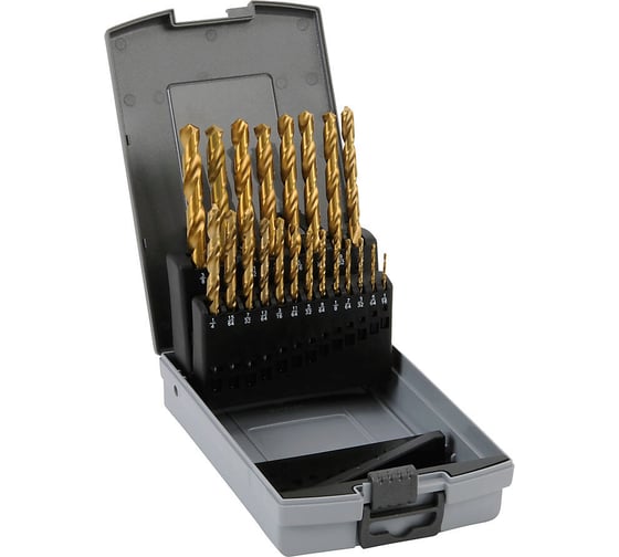 Изображение товара Набор RUKO из 21 шт. сверел HSS-G TIN дюймовых (1/16 - 3/4) 250850TRO
