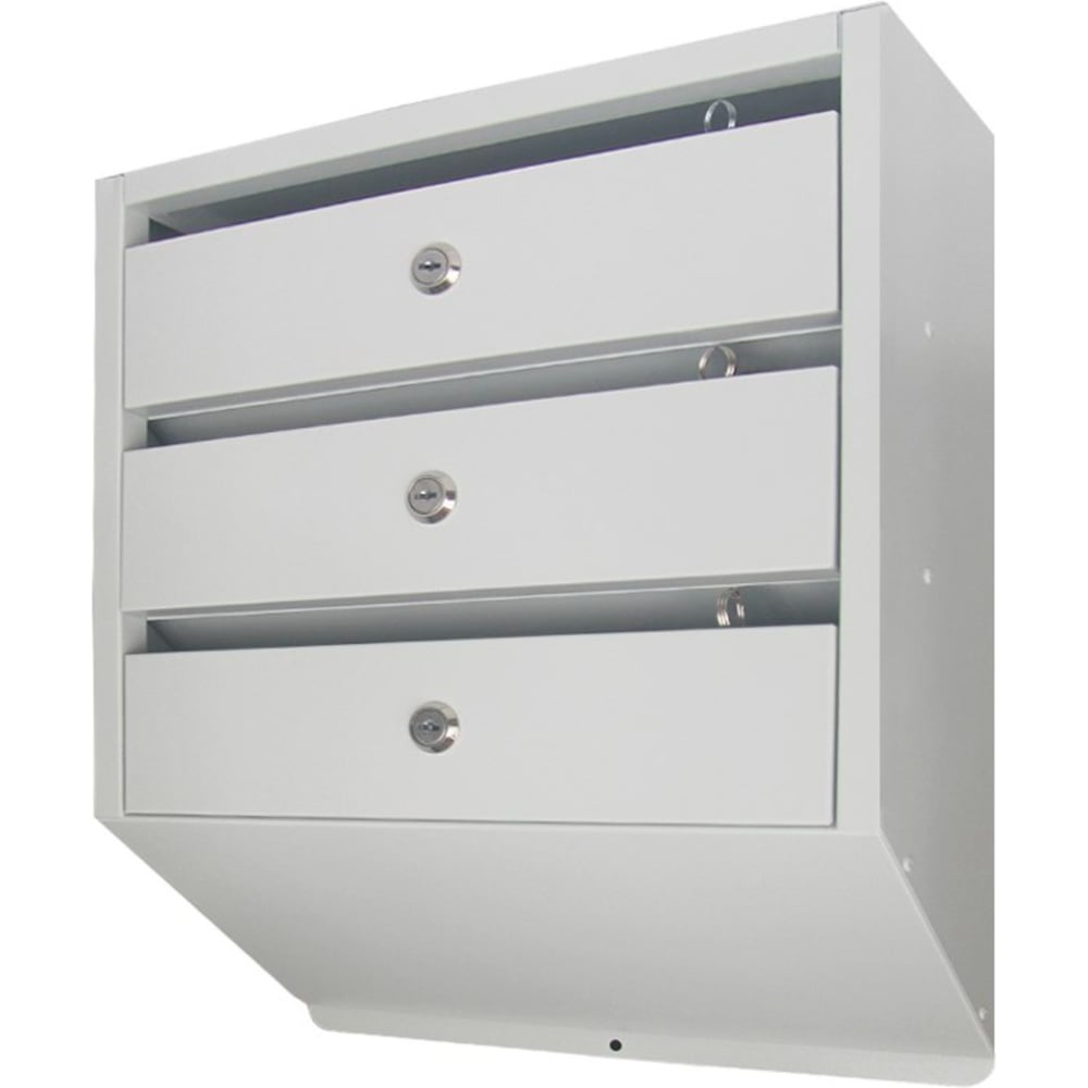 Изображение товара Почтовый ящик секционный ОФИОН МС 3 для многоквартирных домов, внутри подъезда