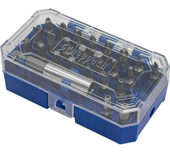 Изображение товара Биты Scheppach 1/4х25мм с битодержателем 60мм, набор 25 предметов Sch-HW-S27(63756)