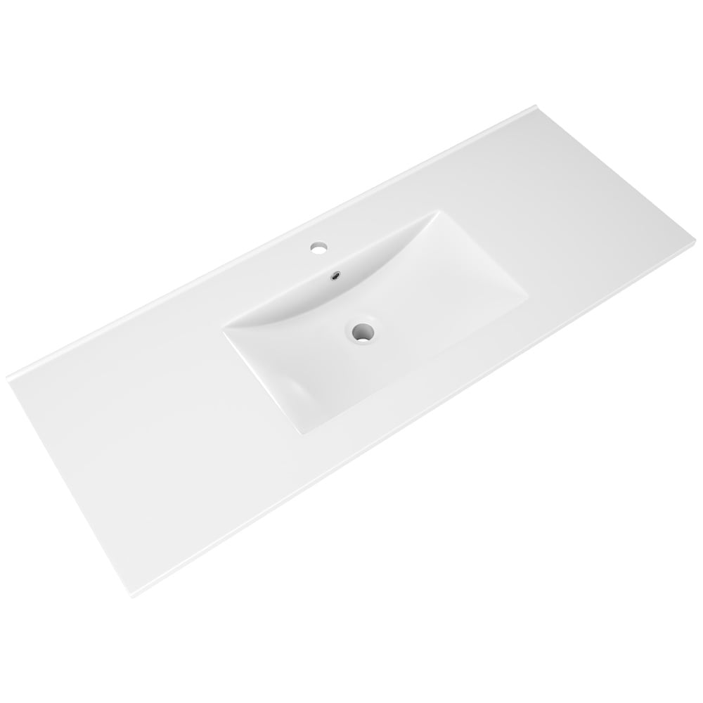 Изображение товара Раковина для ванной Teymi Ritta 120 белая классическая встроенная