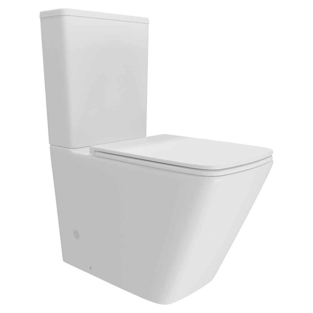 Изображение товара Напольный унитаз Teymi торнадо безободковый с быстросъемным сиденьем и микролифтом