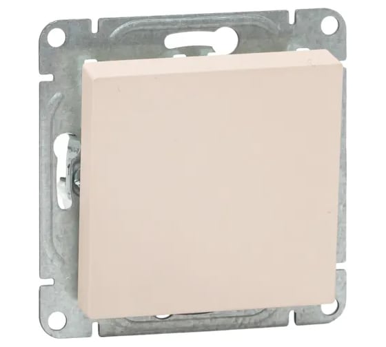 Изображение товара Механизм выключателя EKF одноклавишный, перекрёстный, кремовый, Эпика UP1-SWI-12