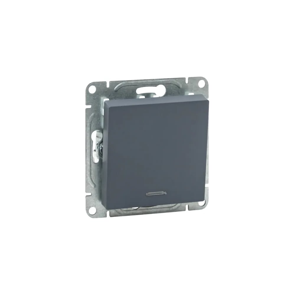 Изображение товара Механизм выключателя EKF одноклавишный с подсветкой графит Эпика UP1-SWG-14