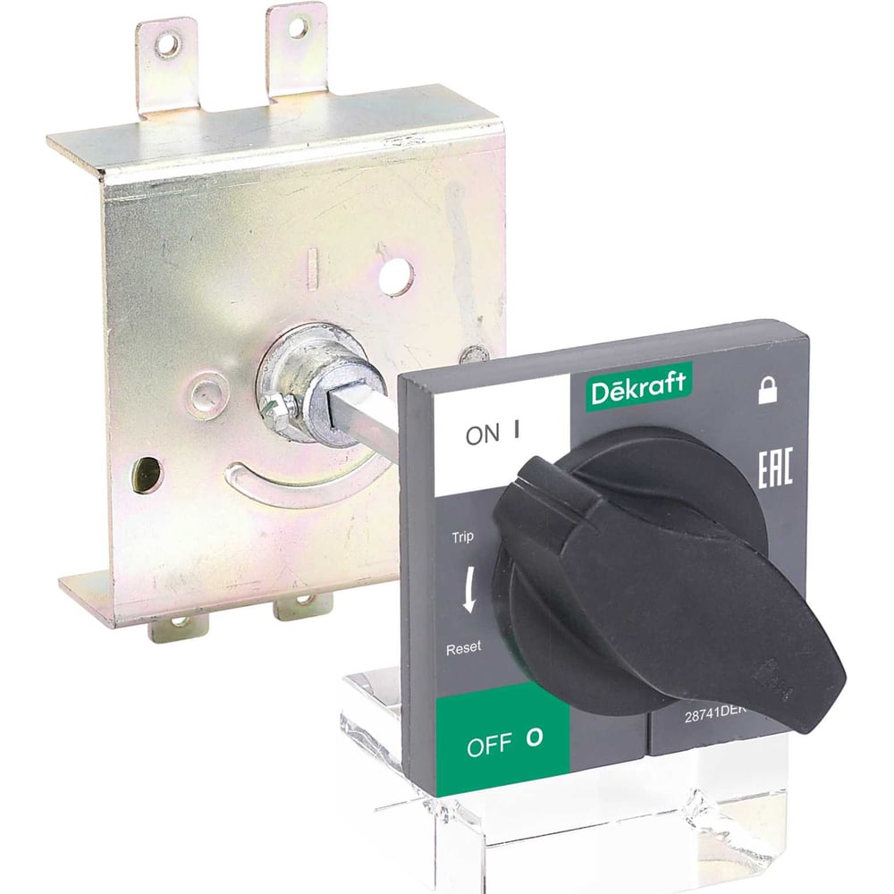 Изображение товара Рукоять выносная Dekraft РП-306Rc 150 мм с удлиненной осью черная