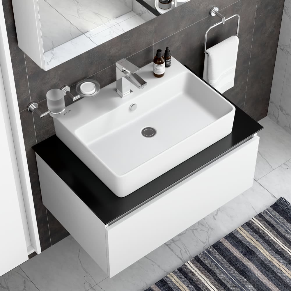 Изображение товара Смеситель Vitra для раковины Minimax Square однорычажный хром латунь A43720EXP