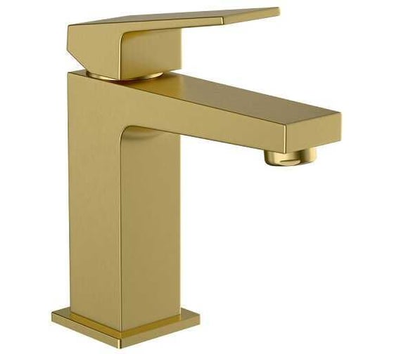 Изображение товара Смеситель Vitra для раковины Minimax Square однорычажный брашированное золото латунь A4372025EXP