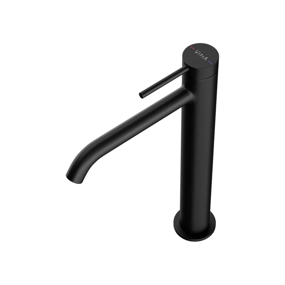 Изображение товара Смеситель Vitra для раковины-чаши Minimax Round однорычажный матовый черный латунь A4353436EXP Изображение товара Смеситель Vitra для раковины-чаши Minimax Round однорычажный матовый черный латунь A4353436EXP