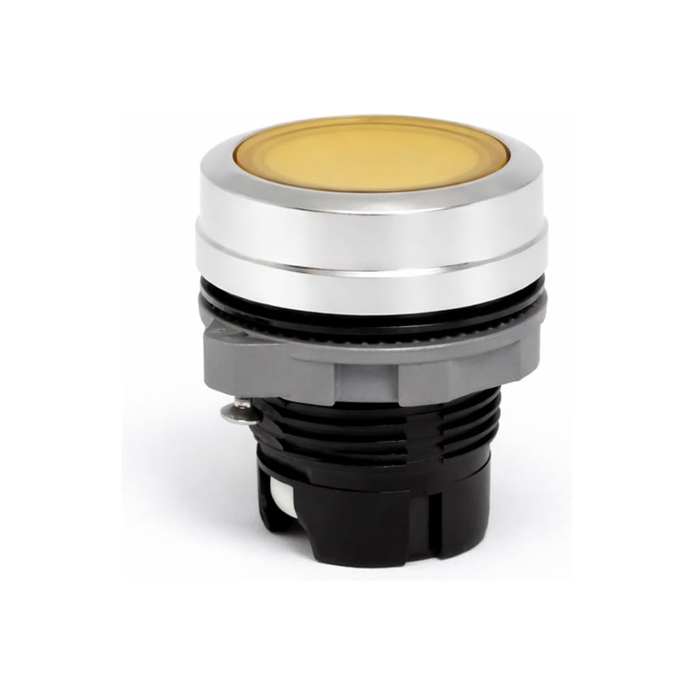 Изображение товара Кнопка CONTA TA22SA-PF/CY/A-5 желтая с подсветкой 22 мм (упак 5шт)