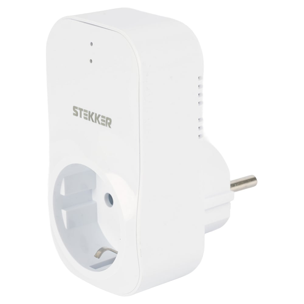 Изображение товара Реле напряжения для розетки STEKKER VP-100W-3M 230В 16А белое