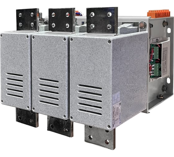 Изображение товара Контактор вакуумный Электротехник КВТ-1,14-10/1600-3 У3, трёхполюсный, 1600А, 220В AC/DC, 4з и 3р, нереверсивный, без реле, IP00 ET336976