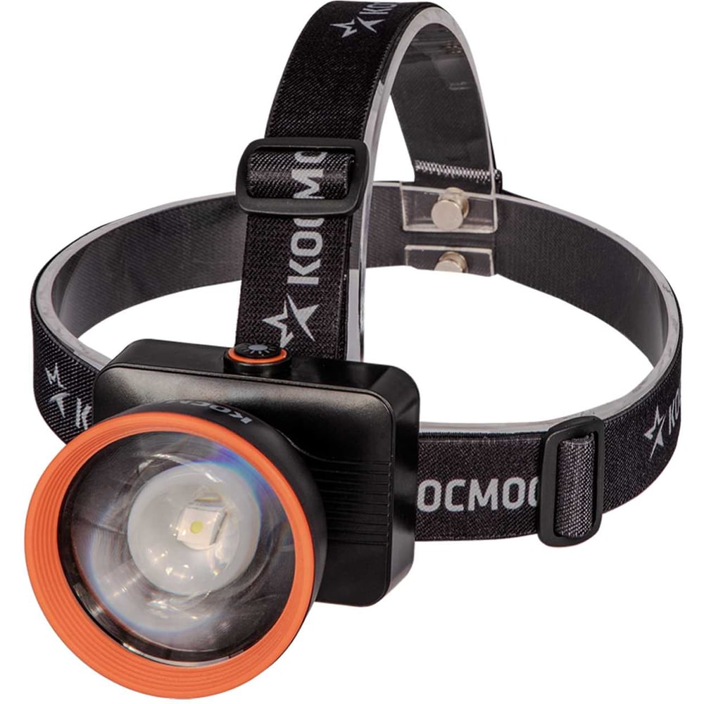 Изображение товара Налобный аккумуляторный фонарь КОСМОС 15Вт LED/Li-ion 18650 USB Type-C