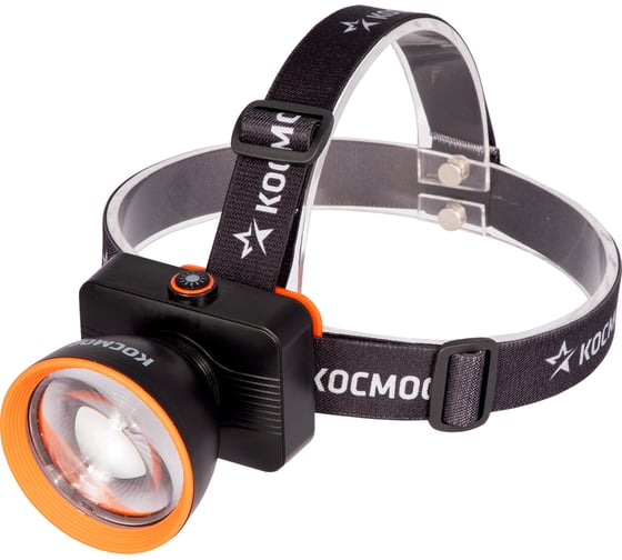 Изображение товара Налобный аккумуляторный фонарь КОСМОС 15Вт LED/Li-ion 18650 2х1500mAh/ABS-пластик/линза Френеля/USB Type-C KOC533Lit