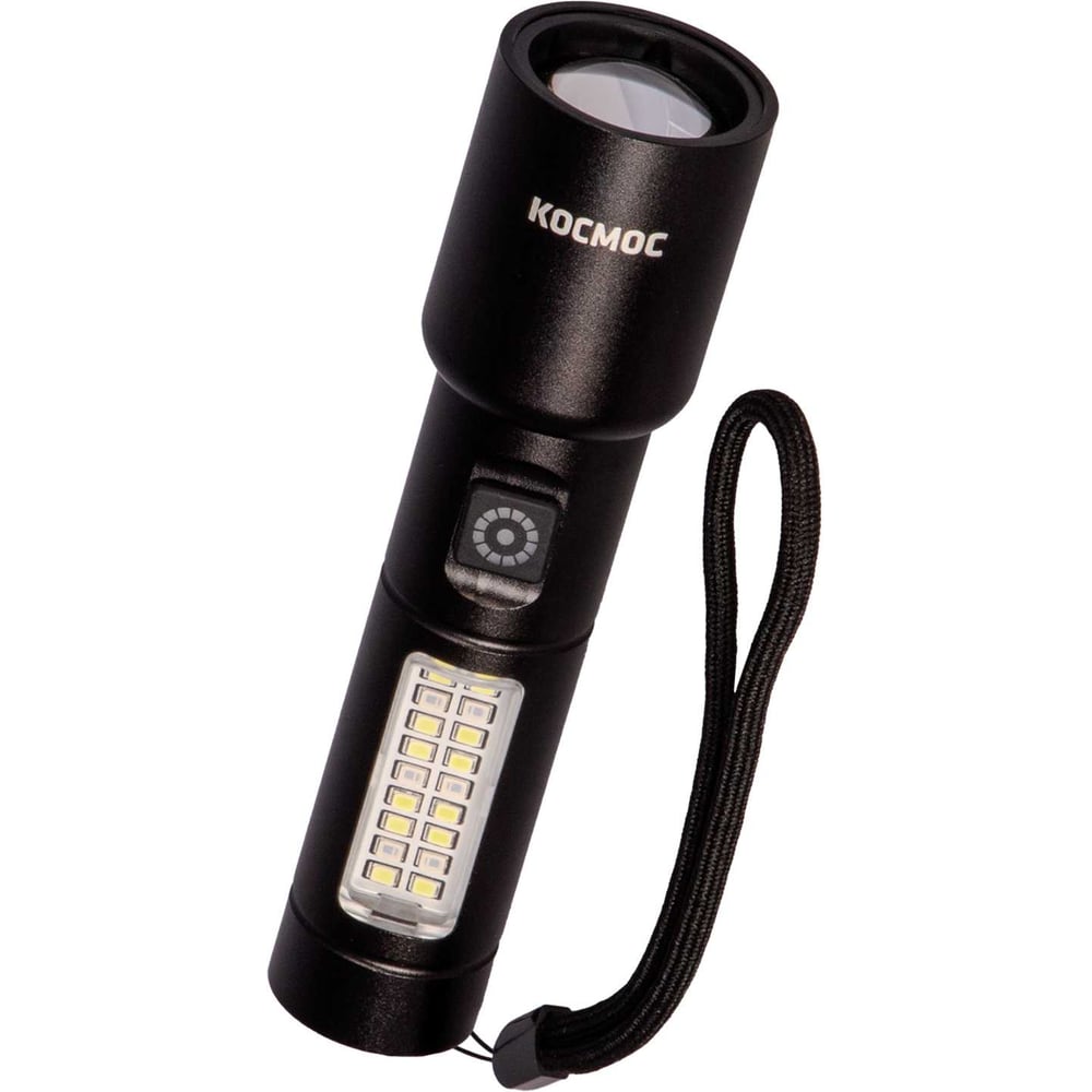 Изображение товара Аккумуляторный ручной фонарь КОСМОС 10Вт LaserLED IP44 компактный мощный