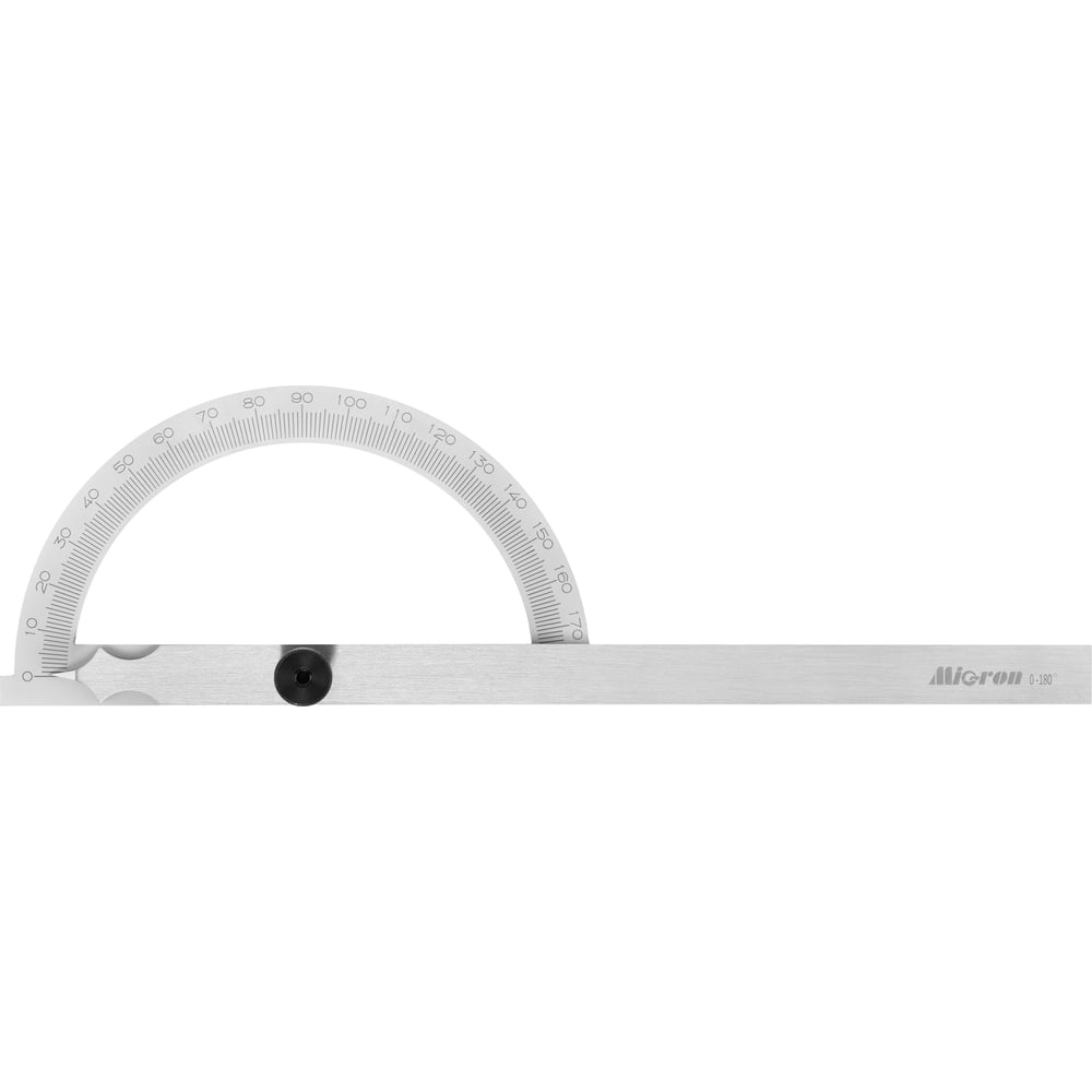 Изображение товара Угломер-транспортир Micron мод. УТ-180 0-180 150х200мм, 1 ГРСИ 93019-24 Мicron 1158844