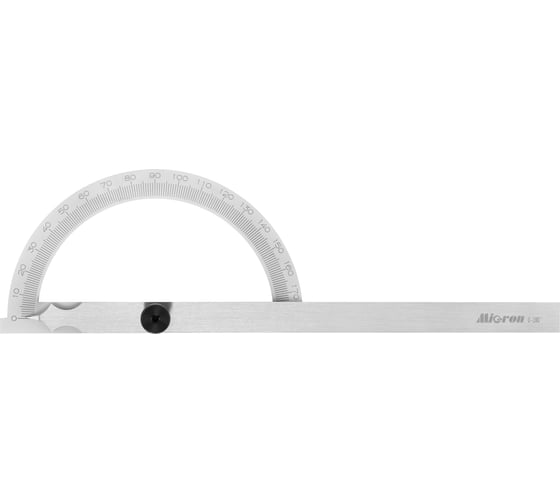 Изображение товара Угломер-транспортир Micron мод. УТ-180 0-180 150х200мм, 1 ГРСИ 93019-24 Мicron 1158844