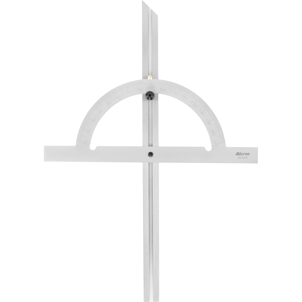 Изображение товара Угломер-транспортир Micron мод. УТ 10-170 300x600мм 1 регулир.рейка ГРСИ 93019-24 Мicron 1158841