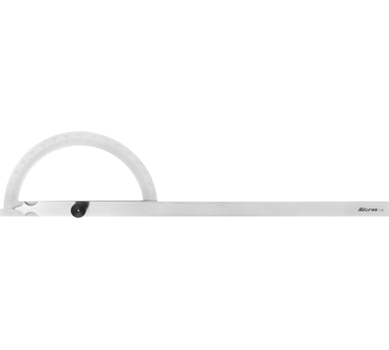 Изображение товара Угломер-транспортир Micron мод. УТ-180 0-180 300х600мм, 1 ГРСИ 93019-24 Мicron 1158847