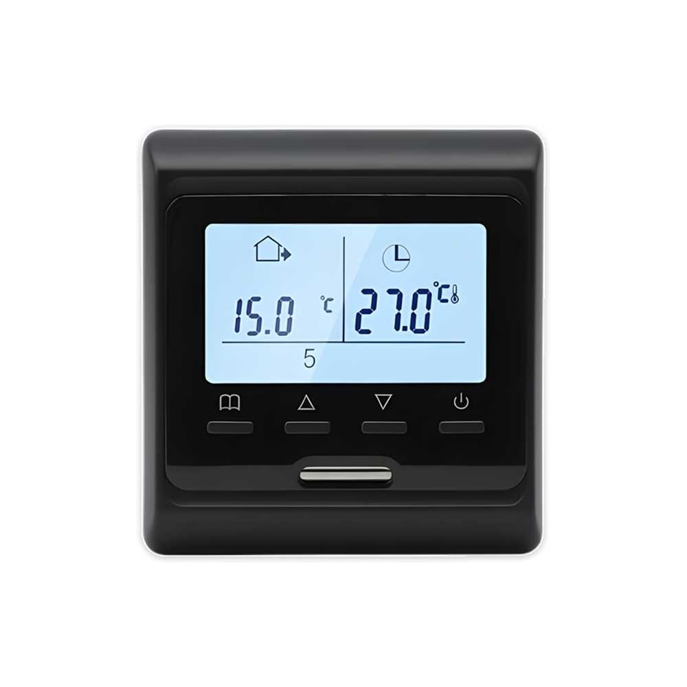 Изображение товара Терморегулятор СТН E51.716 черный для пола и помещений Встроенный цифровой дисплей