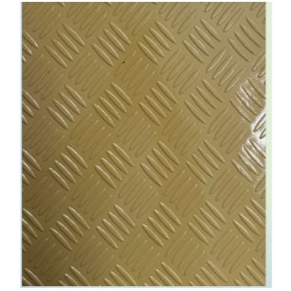 Изображение товара Напольная дорожка в рулоне QZRP ПВХ 1.2х15 Шашки бежевый для гаража и помещений