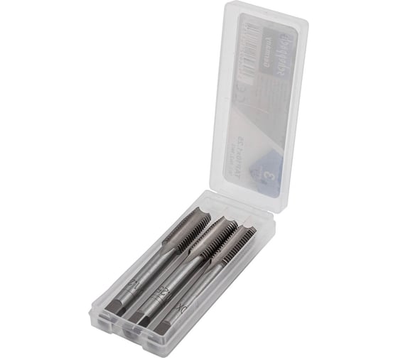 Изображение товара Метчик Scheppach M10x1,25, 3шт Sch-TAP10x1,25(65173)