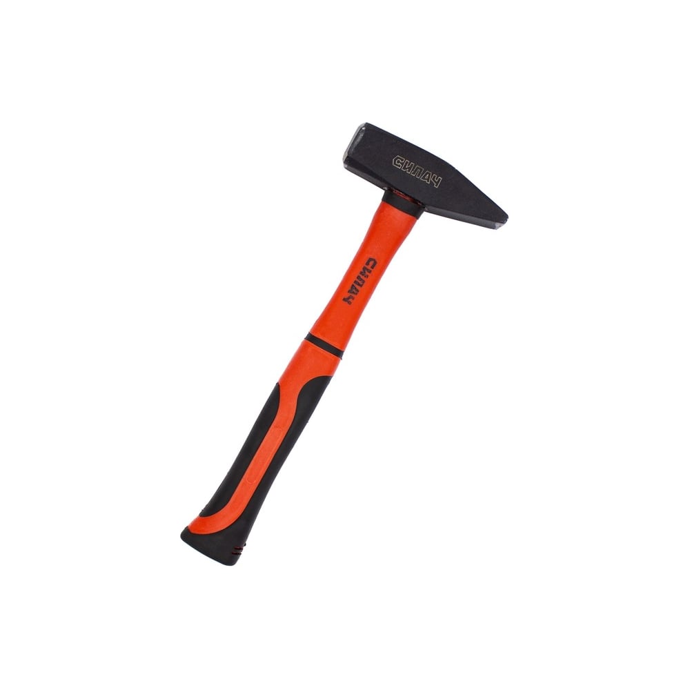 Изображение товара Молоток кованый СИЛАЧ 1000гр с фиберглассовой ручкой прочный профессиональный инструмент