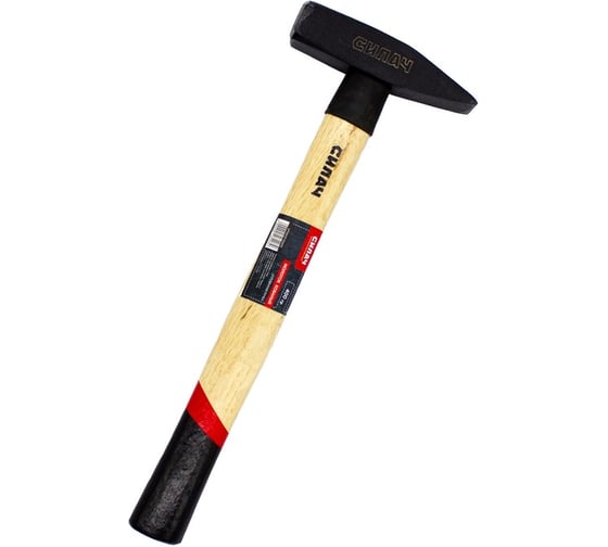 Изображение товара Молоток СИЛАЧ 400гр, с деревянной ручкой 026074