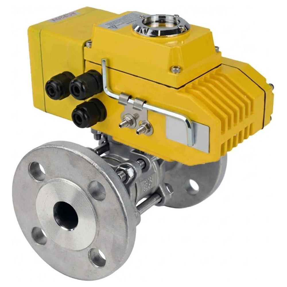 Изображение товара Кран шаровой DN.ru 316-316-FP-F-ISO-H Ду65 Ру40 фланцевый нержавеющая сталь