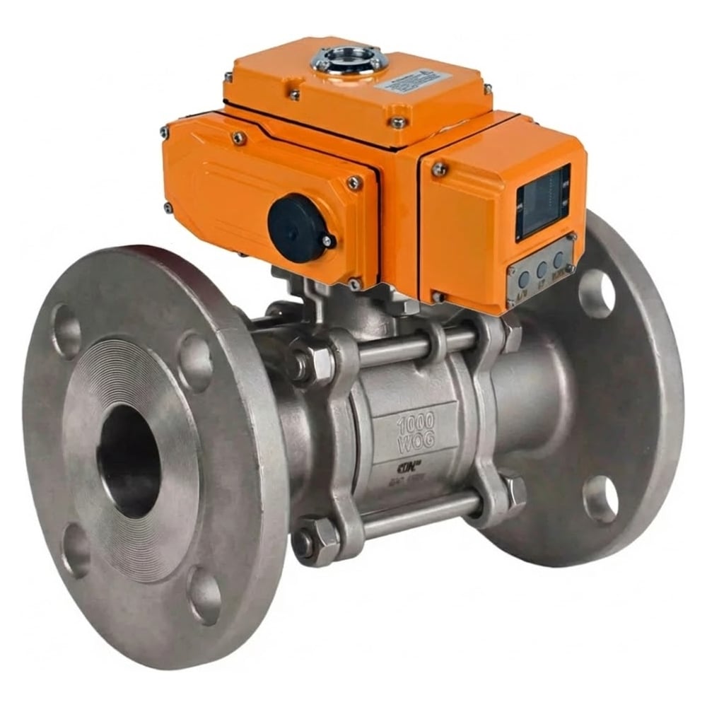 Изображение товара Кран шаровой DN.ru 316-316-FP-F-ISO-H Ду80 фланцевый с ISO-фланцем профессиональный