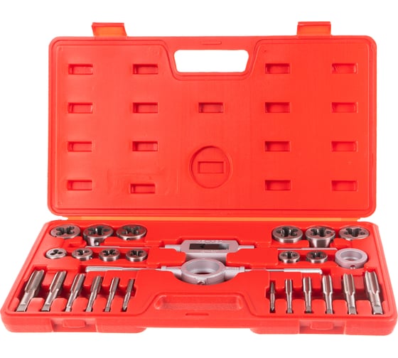 Изображение товара Набор с металлорежущим инструментом 27 предметов (М5-М16) Зубр 28123-H27