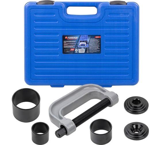 Изображение товара Набор инструментов для снятия и установки шаровых опор Forsage 7 предметов, в кейсе F-906T4(47809)