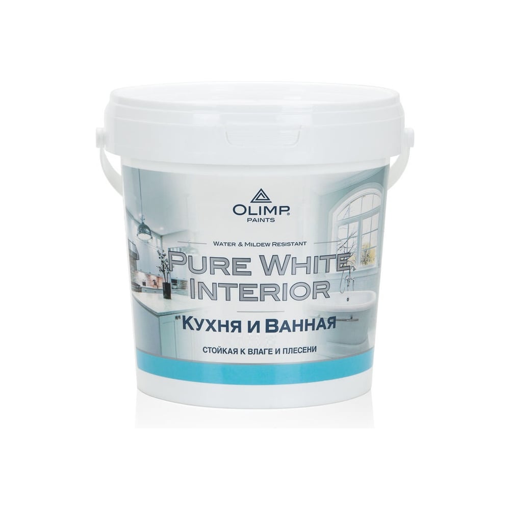 Изображение товара Краска для кухни и ванной OLIMP RAL 1019 9л 35458