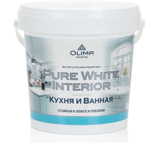 Изображение товара Краска для кухни и ванной OLIMP RAL 1019 2,5л 35456