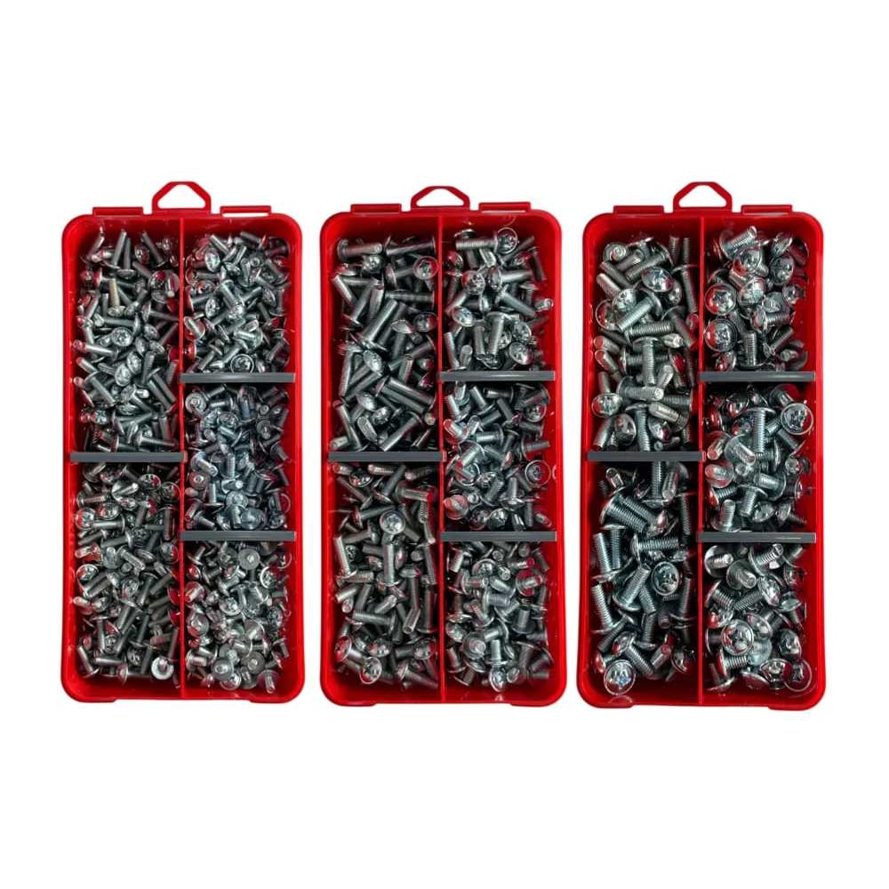 Изображение товара Набор органайзеров 23 БОЛТА 3 в 1 винты прессшайба DIN967 КОМПЛЕКТ 1 1000064/1000069/1000072