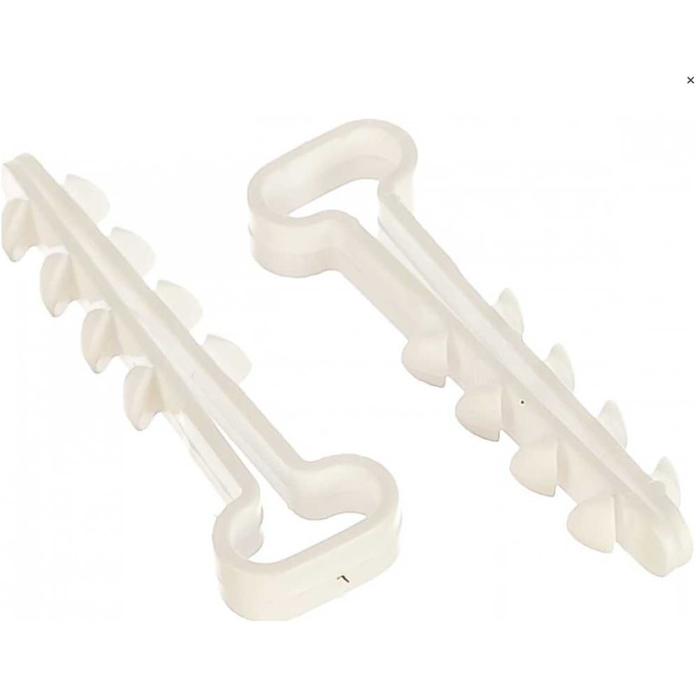 Изображение товара Дюбель-хомут Инсвартех ДХП 12-6 белый прямоугольный, комплект 200 шт. (2 уп. х 100 шт.) IST0457