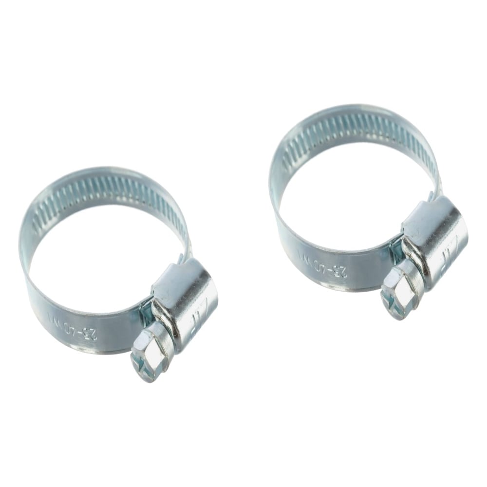 Изображение товара Хомут червячный ZIP 25-40/12W1, оцинкованный стальной, упаковка 50 шт.