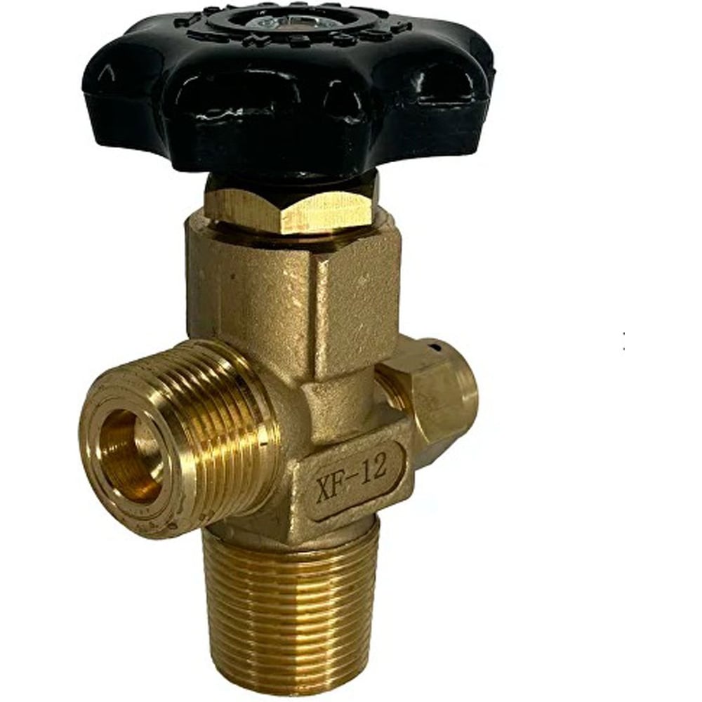 Изображение товара Вентиль с предохранительным клапаном для газового баллона.svg За Час 200 бар W27.8 G3/4 латунь