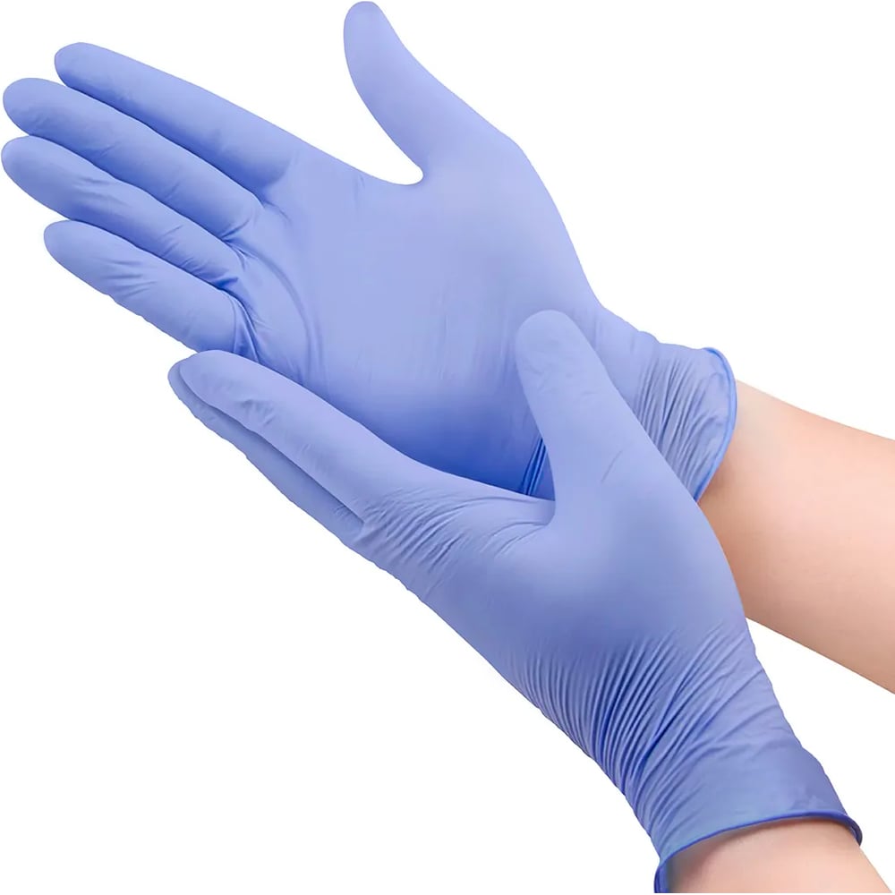 Изображение товара Нитриловые перчатки AVIORA сиреневые размер S, 50 пар - безопасные и удобные