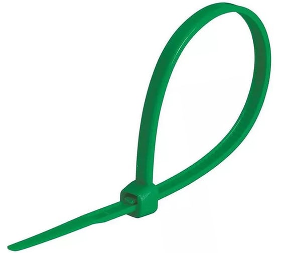 Изображение товара Нейлоновая хомут-стяжка MAXXTER 2.5х150 зеленый, 100шт LTS25X150-GREEN
