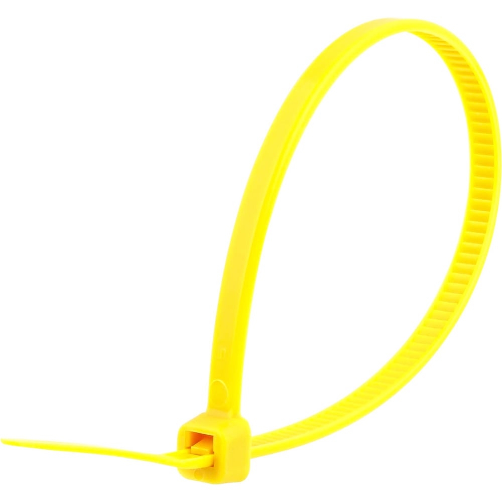 Изображение товара Нейлоновая хомут-стяжка MAXXTER 2.5х150 желтый, 100шт LTS25X150-YELLOW