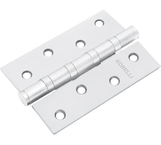 Изображение товара Петля стальная MORELLI (Морелли) MSN 100X70X2.5-4BB W, с подшип. универсальная 1шт., цвет - белый 9015126