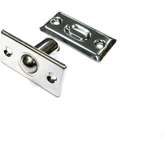 Изображение товара Защелка шариковая без ручек Крепстор, хром, пакет 2 шт. 4665317041380