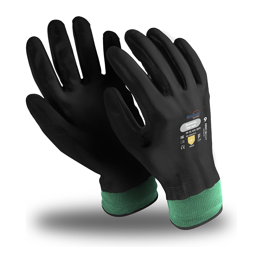 Изображение товара Перчатки Manipula Specialist ДАЙМОНД MG-424 с Armorcut технологиями, нитриловые, размер 10