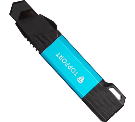 Изображение товара Нож усиленный TOPFORT 25 мм с мет.направл.,алюм+ABS,лезв.воронение 2175488