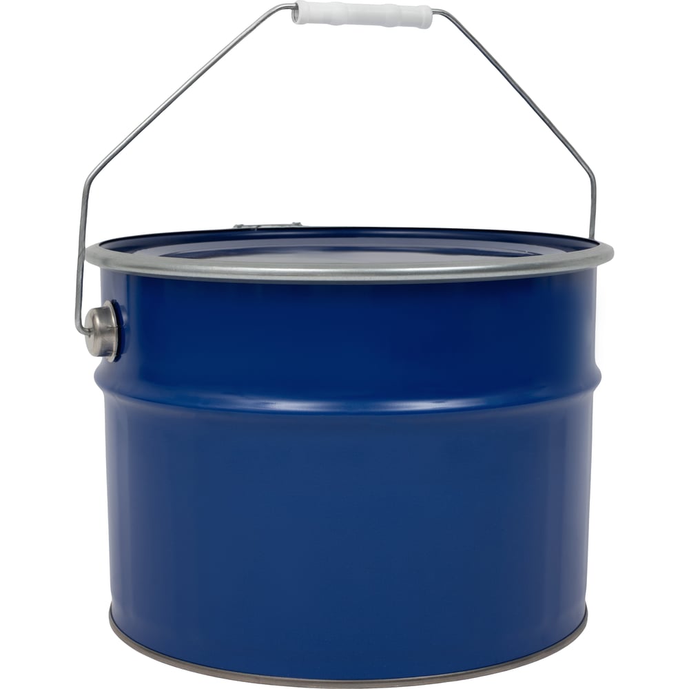 Изображение товара Металлическое хозяйственное ведро Gigant 10л синий крышка-обруч G-40462